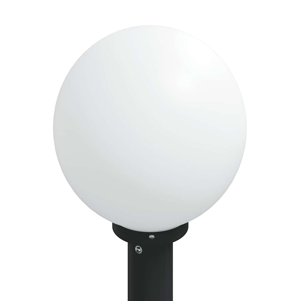 Apšvietimo stulpeliai su jutikliu ir lizdu, 3 vnt., 80 cm, juodi, IP44