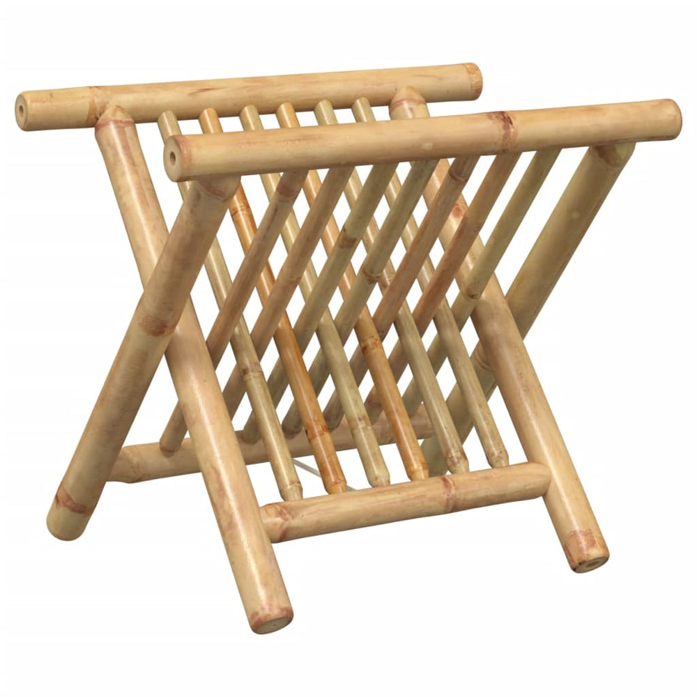 Žurnalų stovas, 42x30,5x34,5cm, bambukas