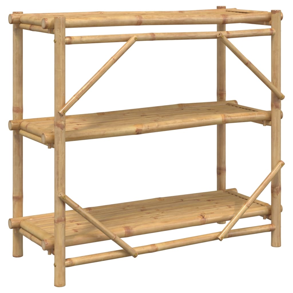 Shelf, 3-tier, 100x40x90cm, bamboo