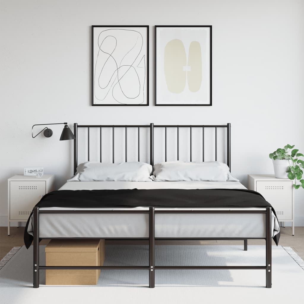 Nightstands, 2 pcs., white, 36x39x50.5cm, steel