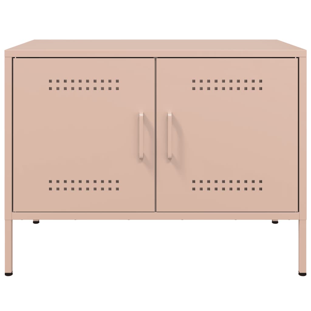 TV cabinet, pink, 68x39x50.5cm, steel