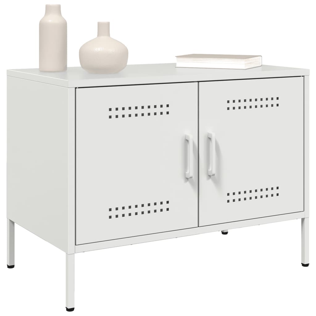 TV cabinet, white, 68x39x50.5cm, steel