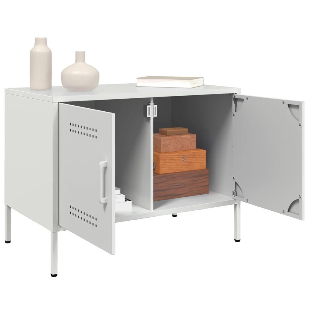 TV cabinet, white, 68x39x50.5cm, steel