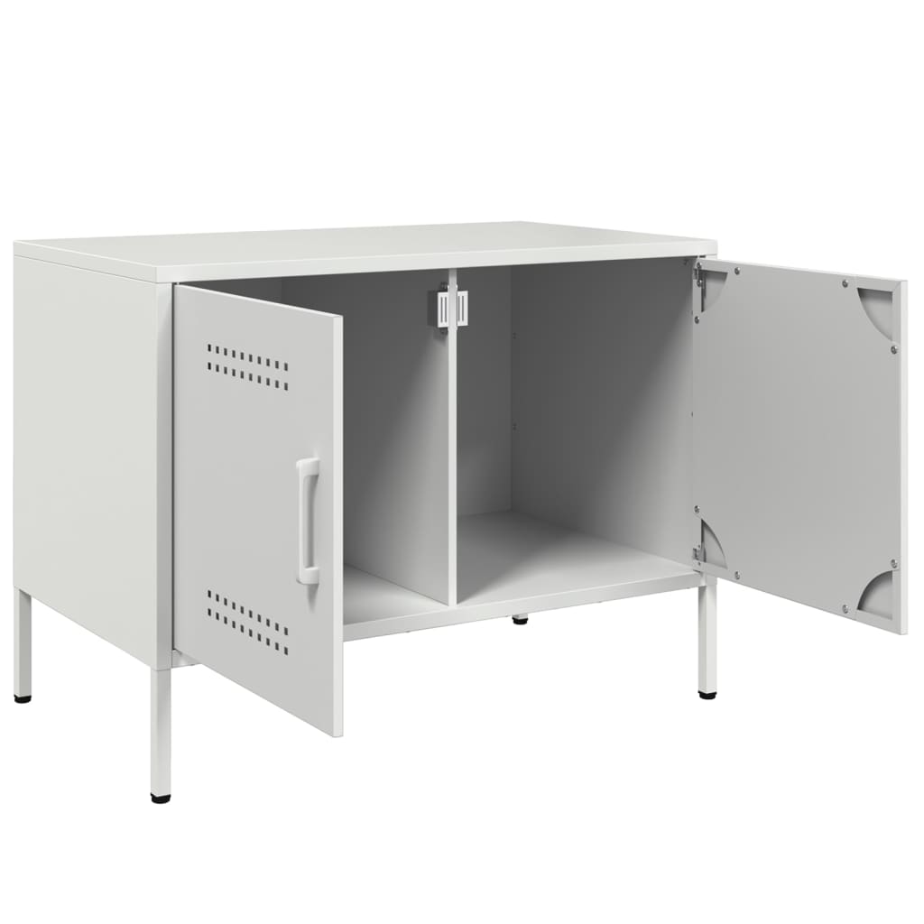 TV cabinet, white, 68x39x50.5cm, steel