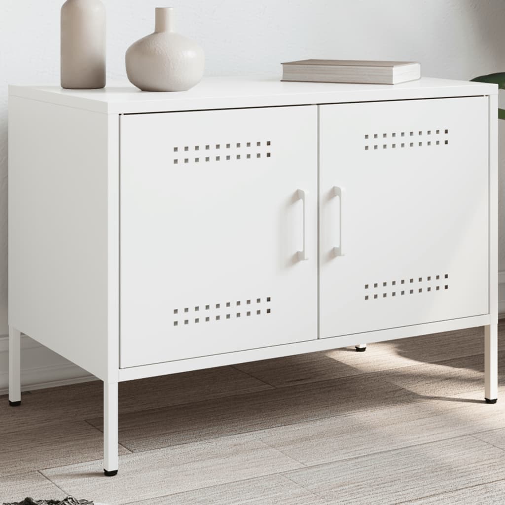 TV cabinet, white, 68x39x50.5cm, steel