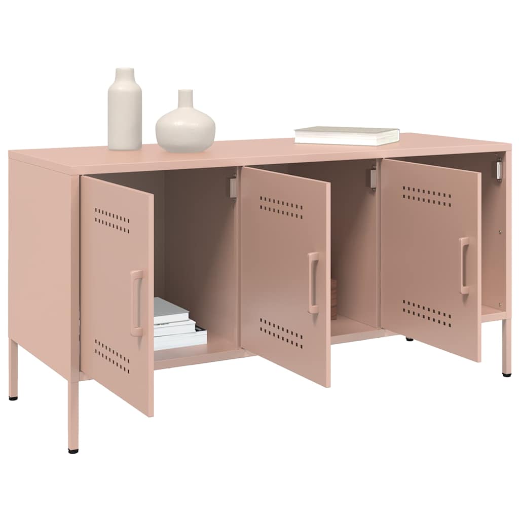 TV unit, pink, 100.5x39x50.5cm, steel