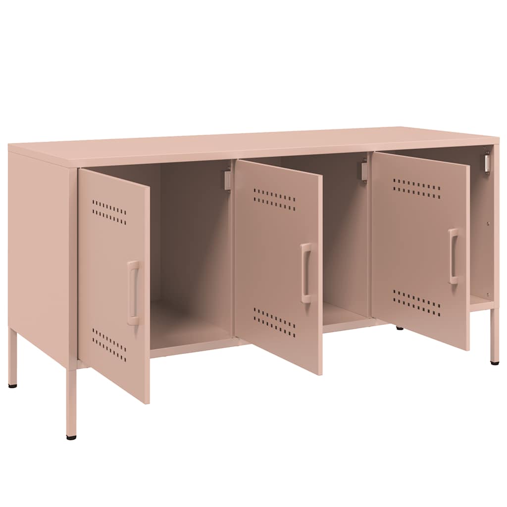 TV unit, pink, 100.5x39x50.5cm, steel