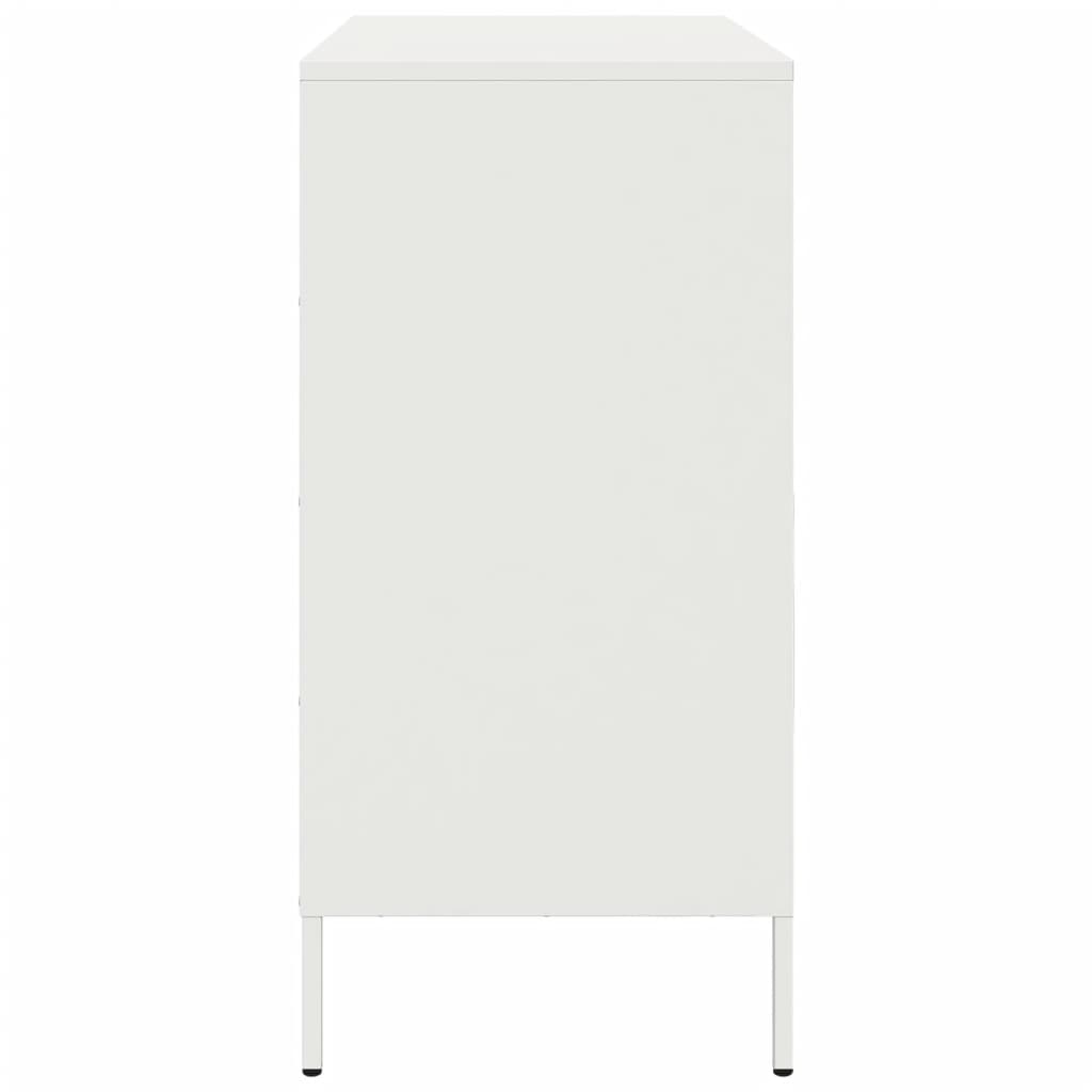 Šoninė spintelė, baltos spalvos, 68x39x79cm, plienas