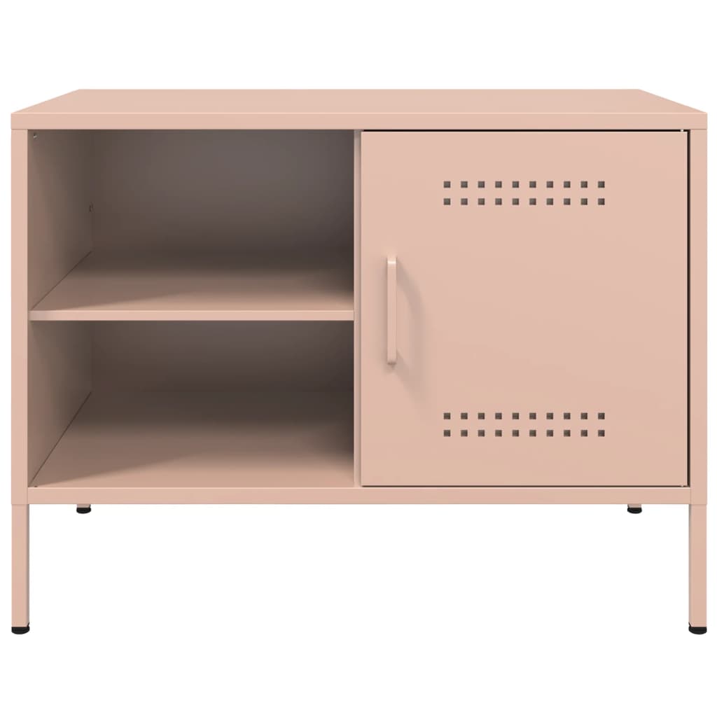 TV cabinets, 2 pcs, pink, 68x39x50.5cm, steel