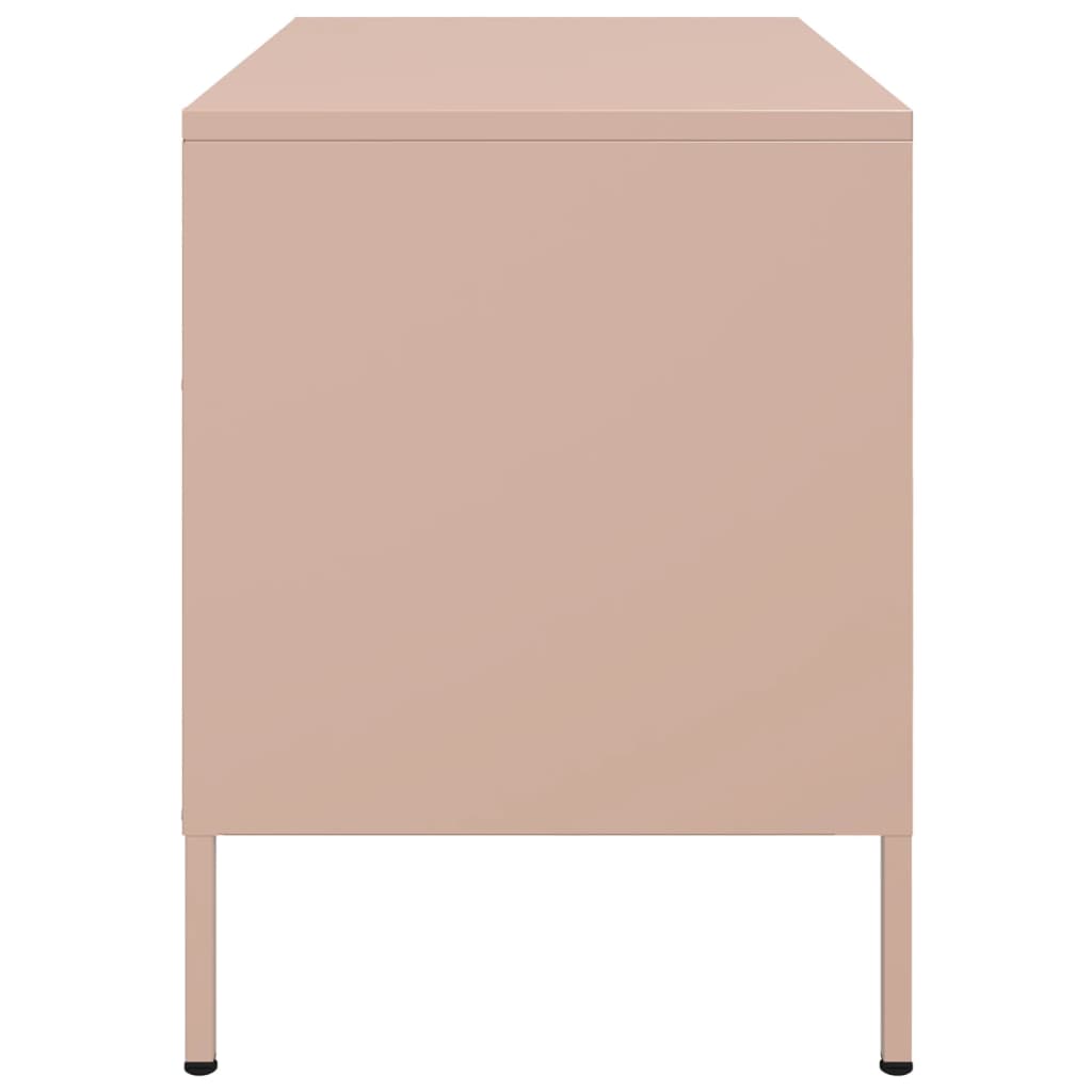 TV cabinets, 2 pcs, pink, 68x39x50.5cm, steel