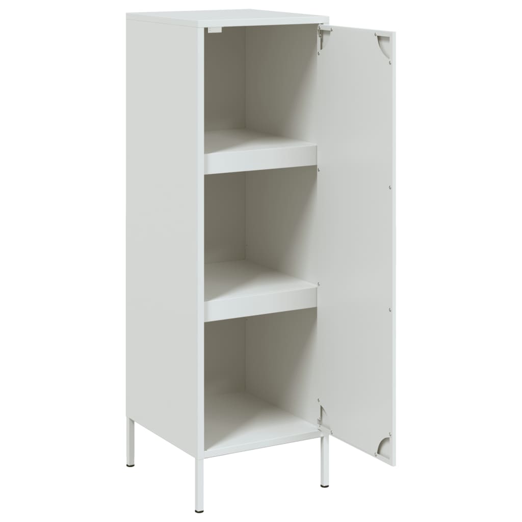 Komoda, baltos spalvos, 36x39x113cm, plienas