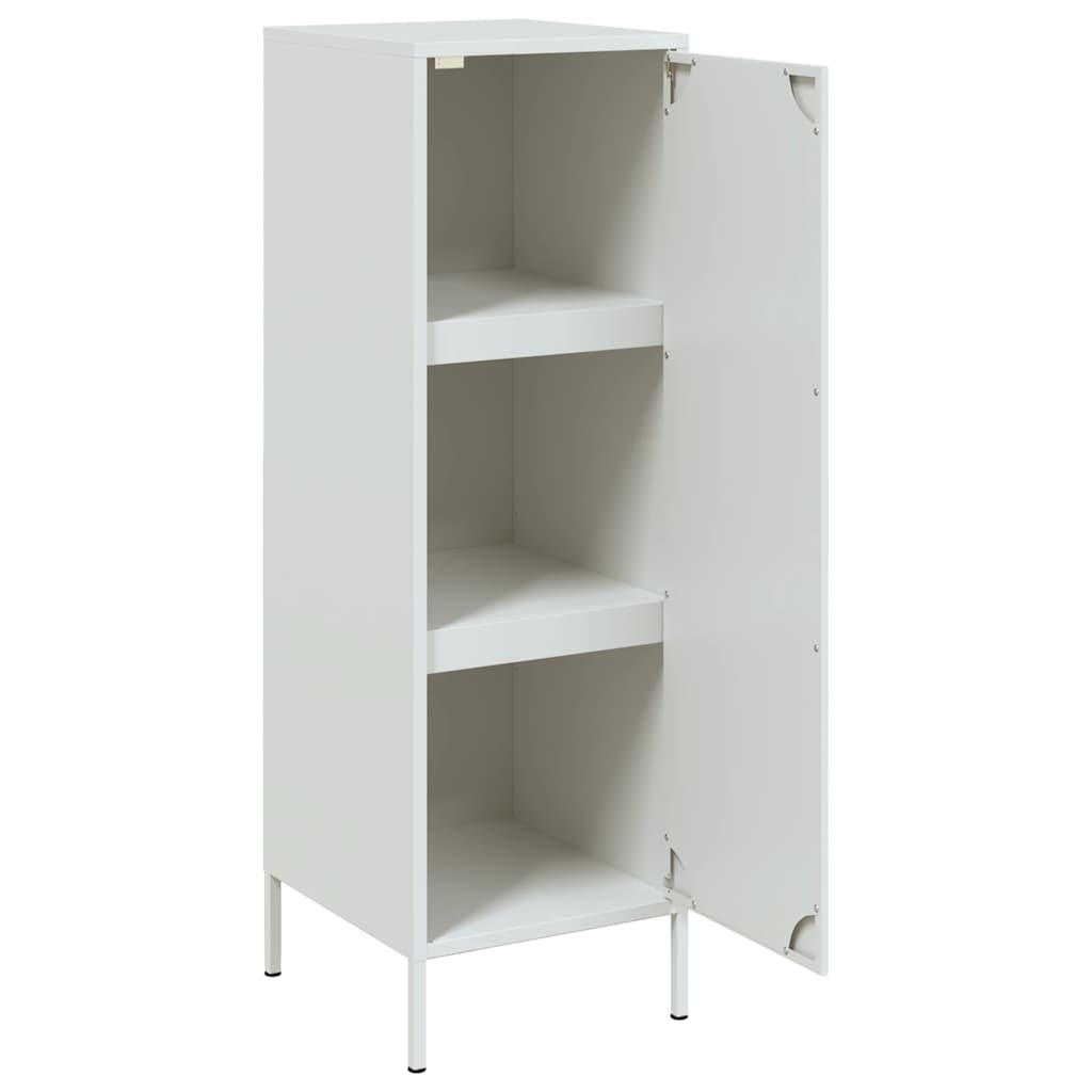 Komoda, baltos spalvos, 36x39x113cm, plienas