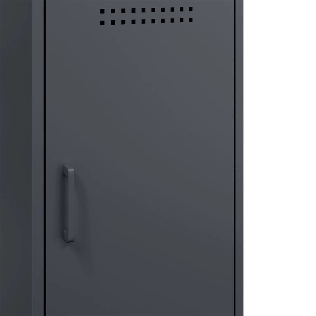 Side cabinet, anthracite, 36x39x79cm, steel