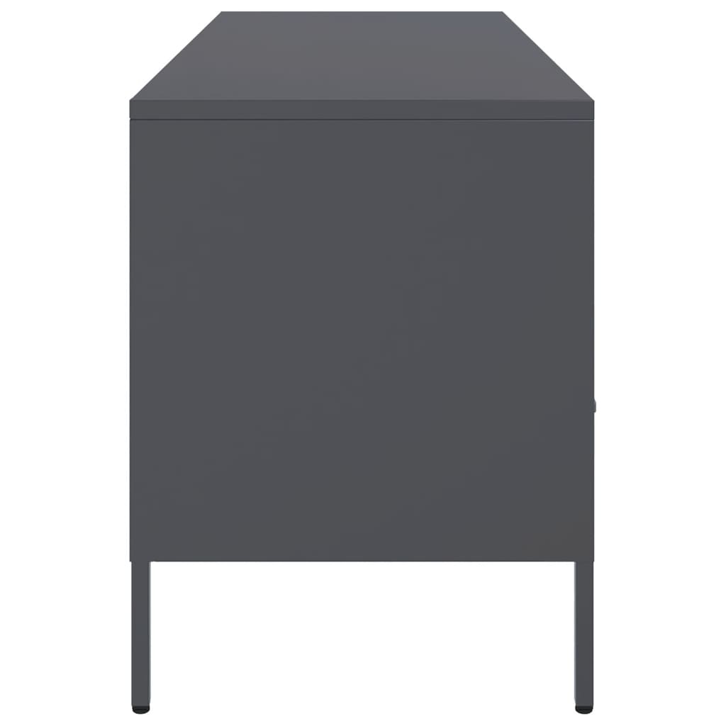 TV cabinet, anthracite, 100.5x39x50.5cm, steel