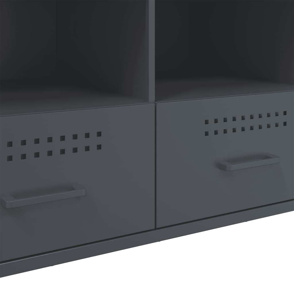 TV cabinet, anthracite, 100.5x39x50.5cm, steel