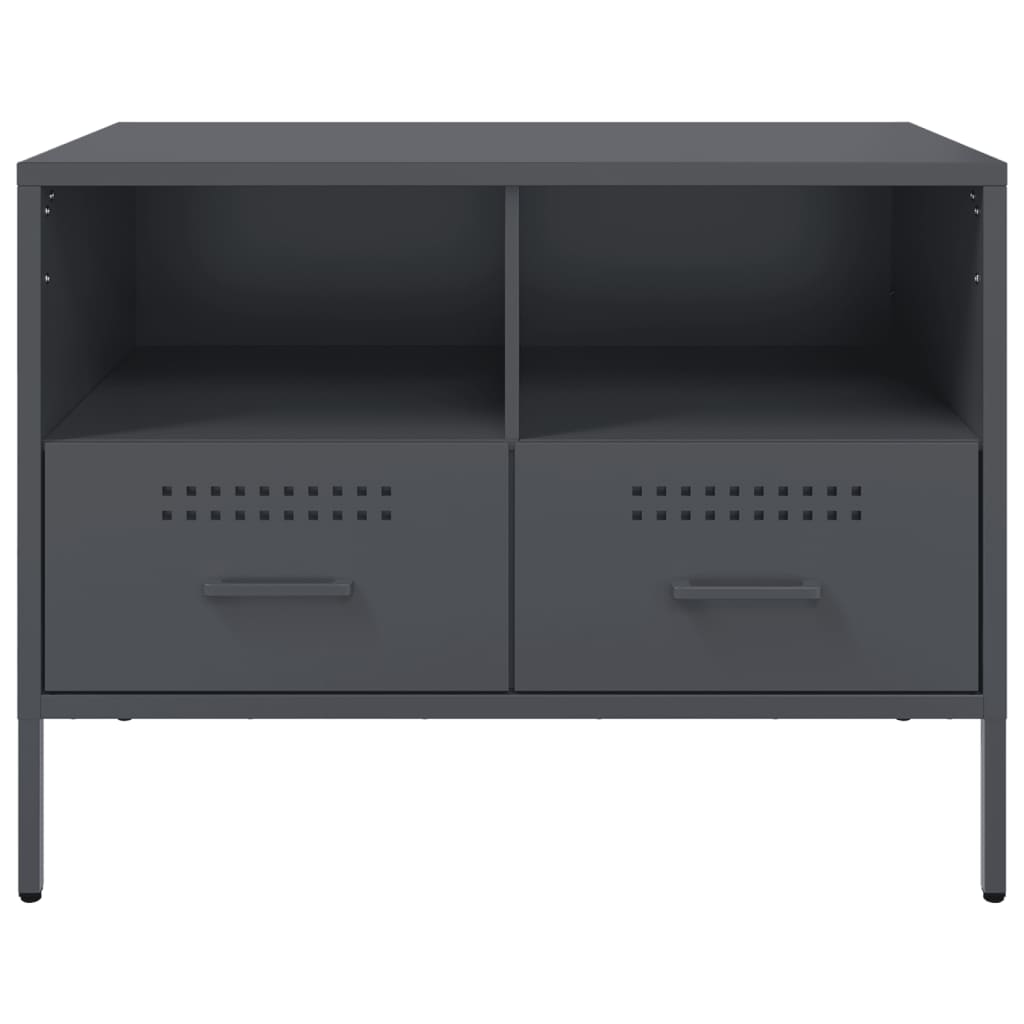 TV cabinet, anthracite, 68x39x50.5cm, steel
