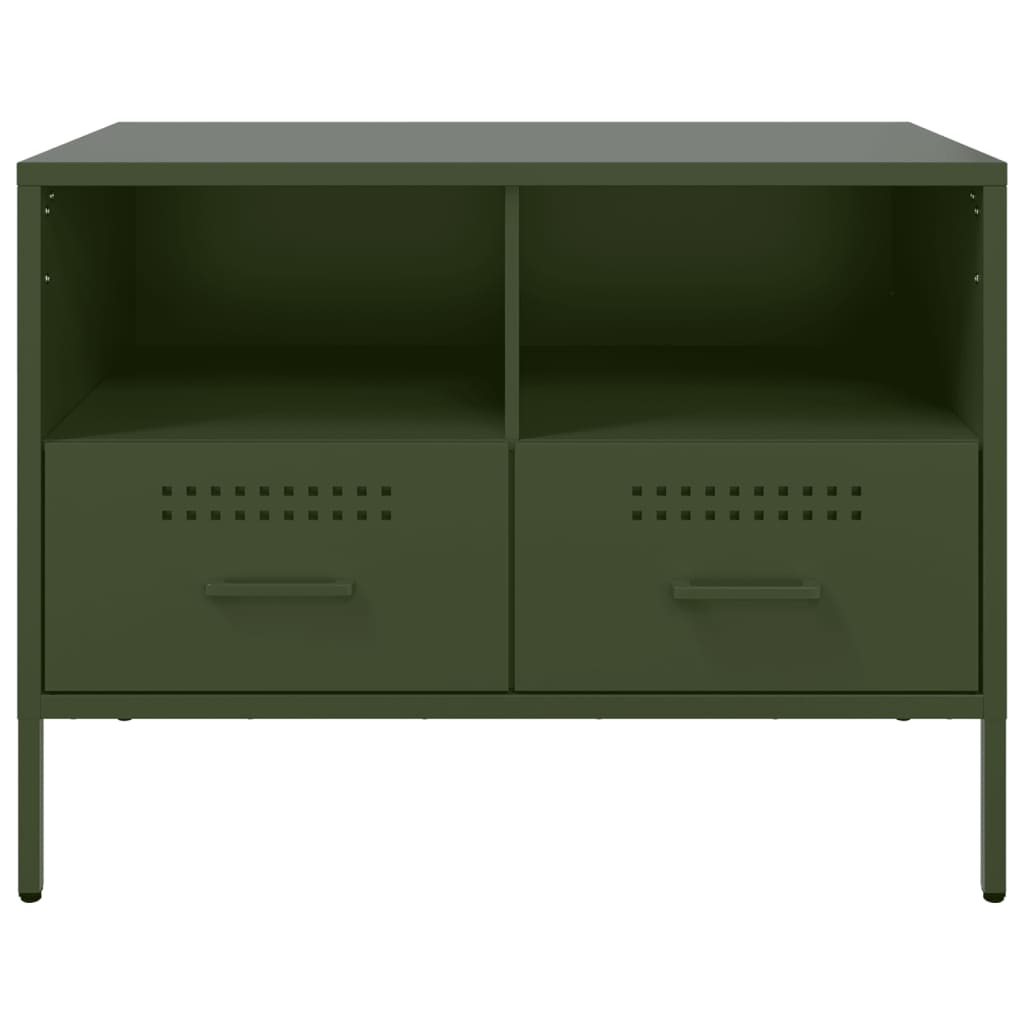 TV skapīši, 2 gab., olīvkrāsā, 68x39x50,5cm, tērauds
