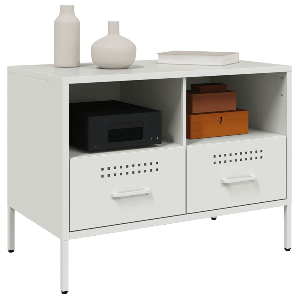 TV cabinet, white, 68x39x50.5cm, steel