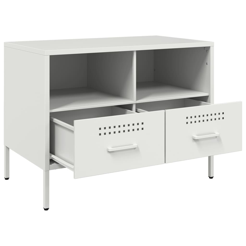 TV cabinet, white, 68x39x50.5cm, steel