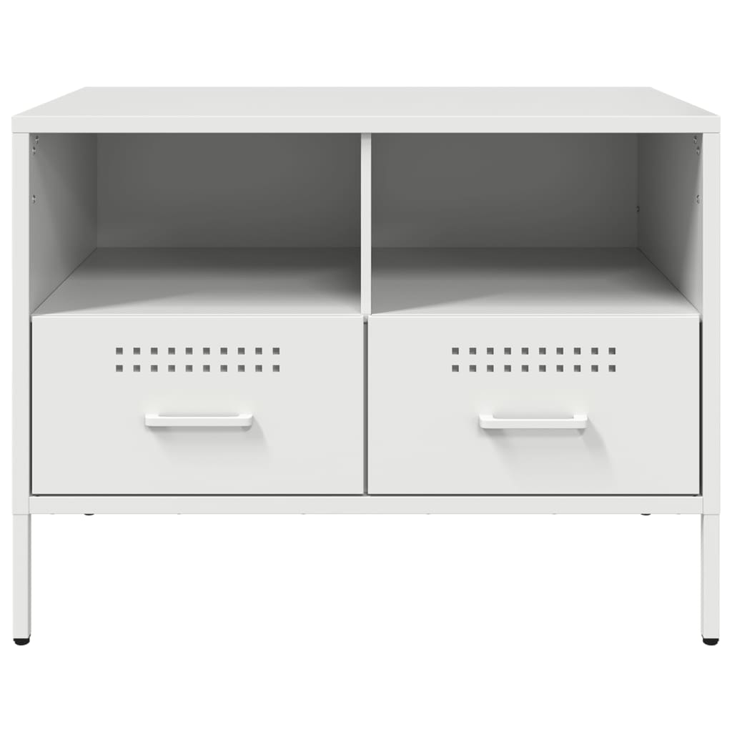 TV cabinets, 2 pcs., white, 68x39x50.5cm, steel