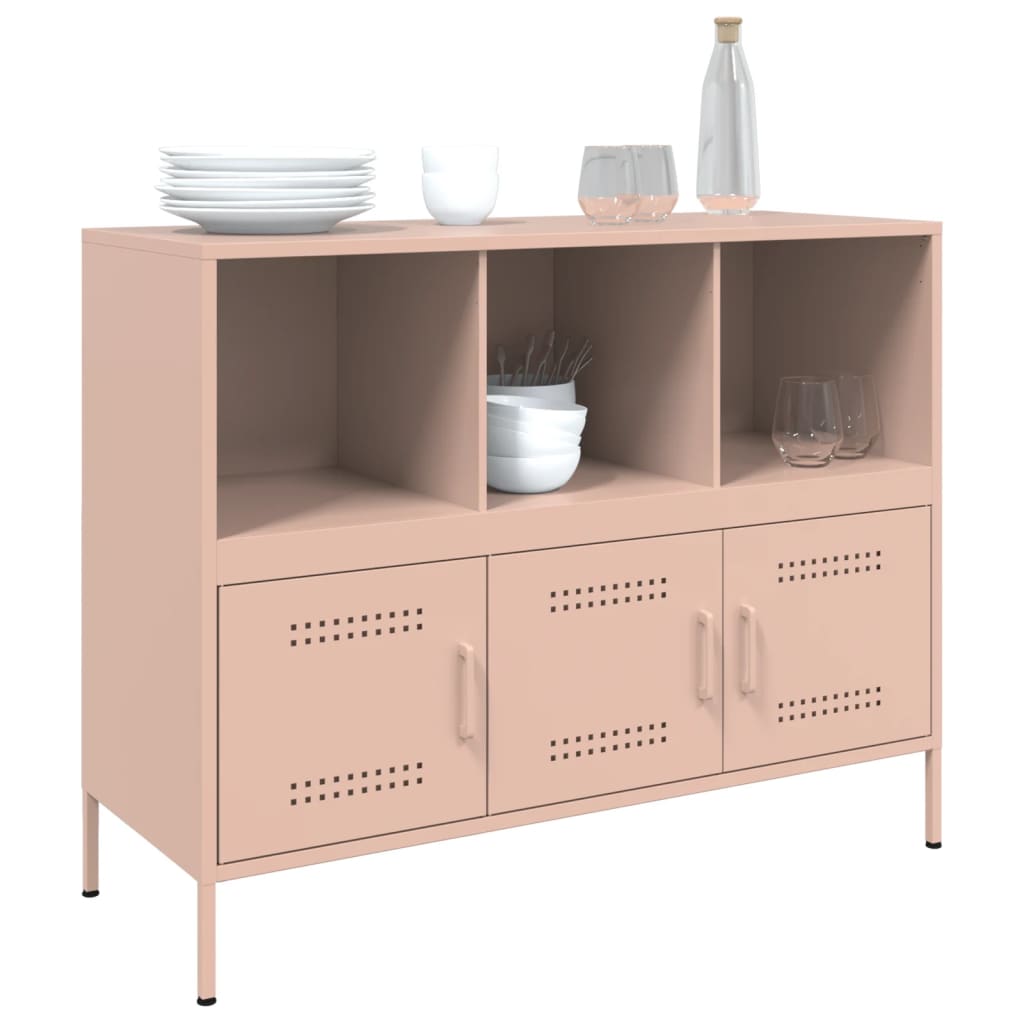 Sideboard, pink, 100.5x39x79cm, steel