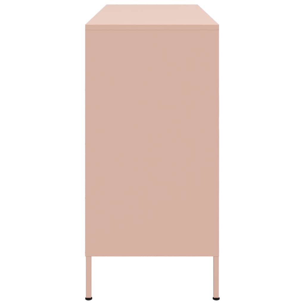 Sideboard, pink, 100.5x39x79cm, steel