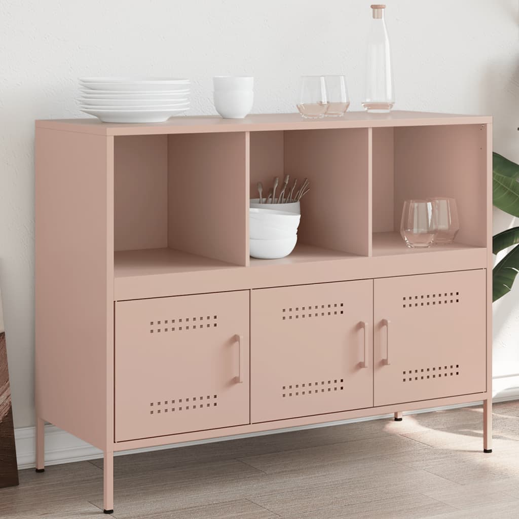 Sideboard, pink, 100.5x39x79cm, steel