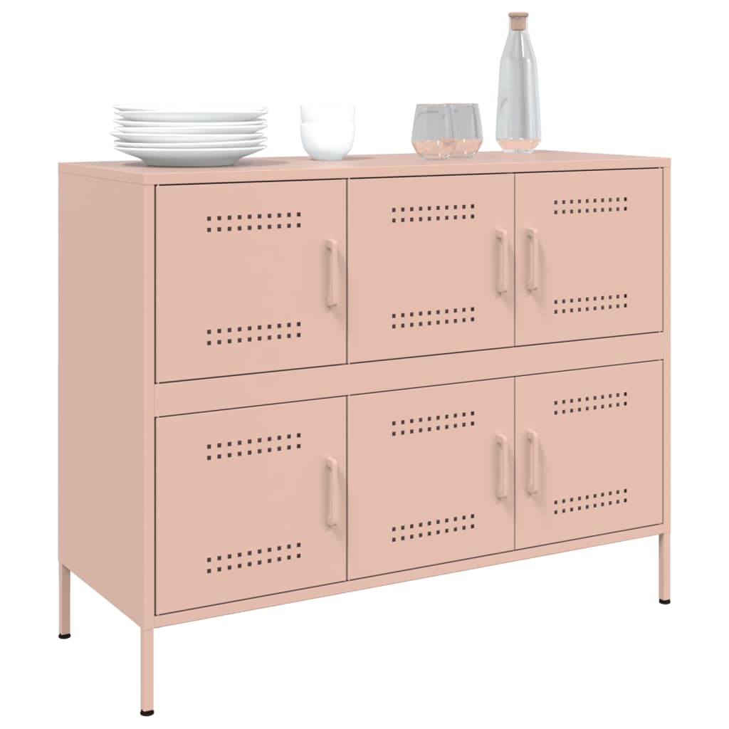 Sideboard, pink, 100.5x39x79cm, steel