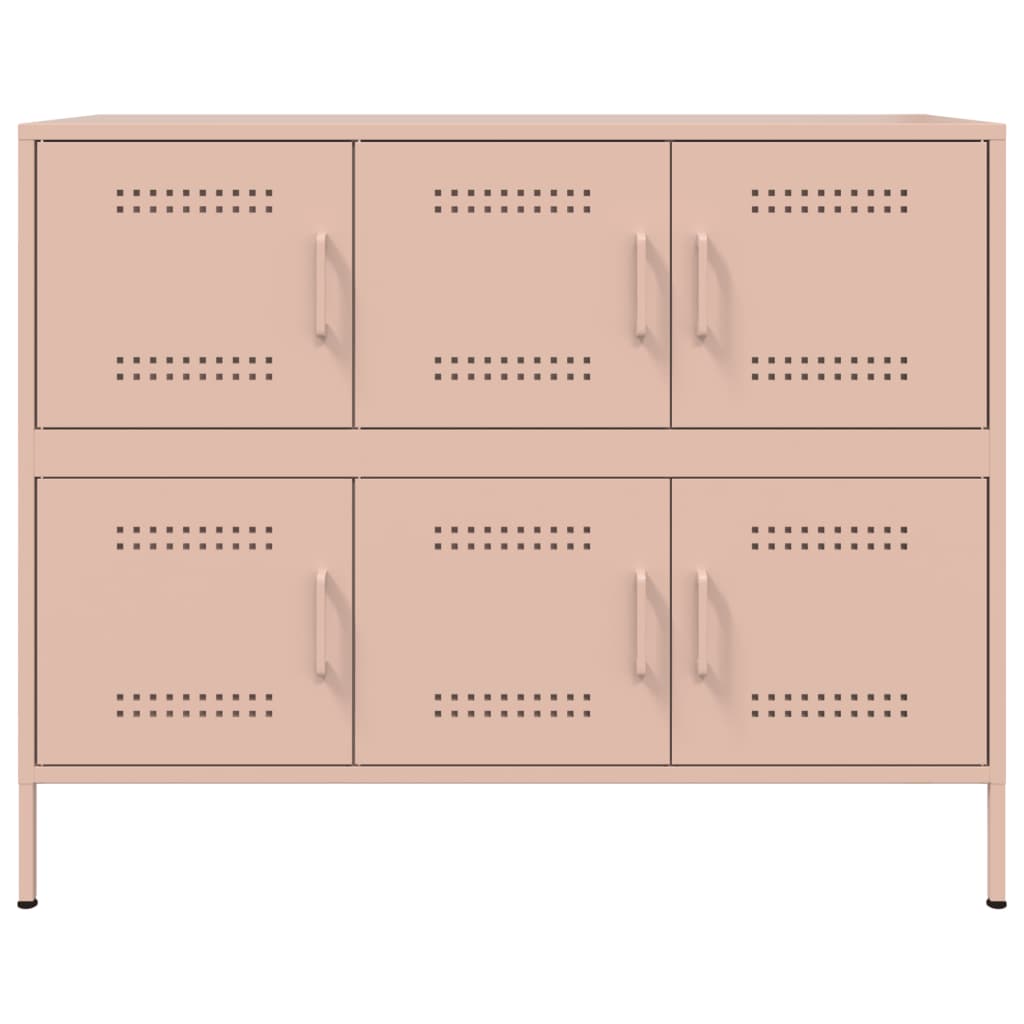 Sideboard, pink, 100.5x39x79cm, steel