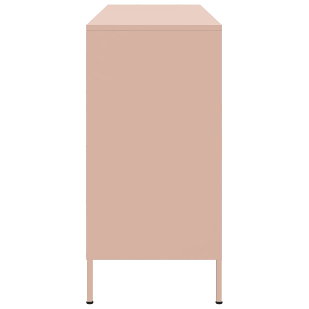 Sideboard, pink, 100.5x39x79cm, steel