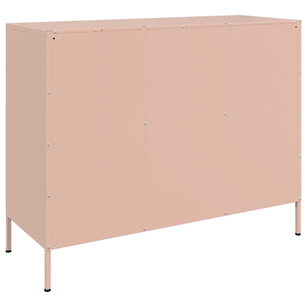 Sideboard, pink, 100.5x39x79cm, steel