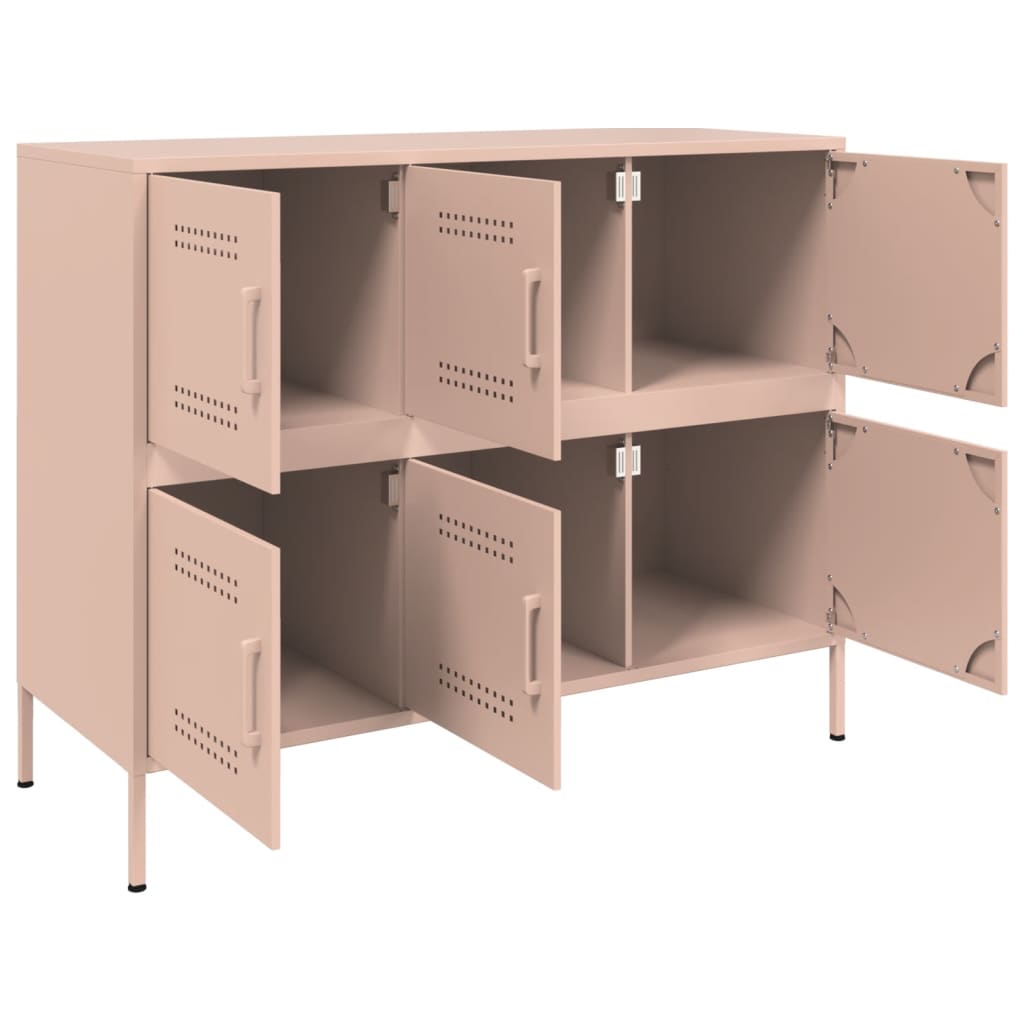 Sideboard, pink, 100.5x39x79cm, steel