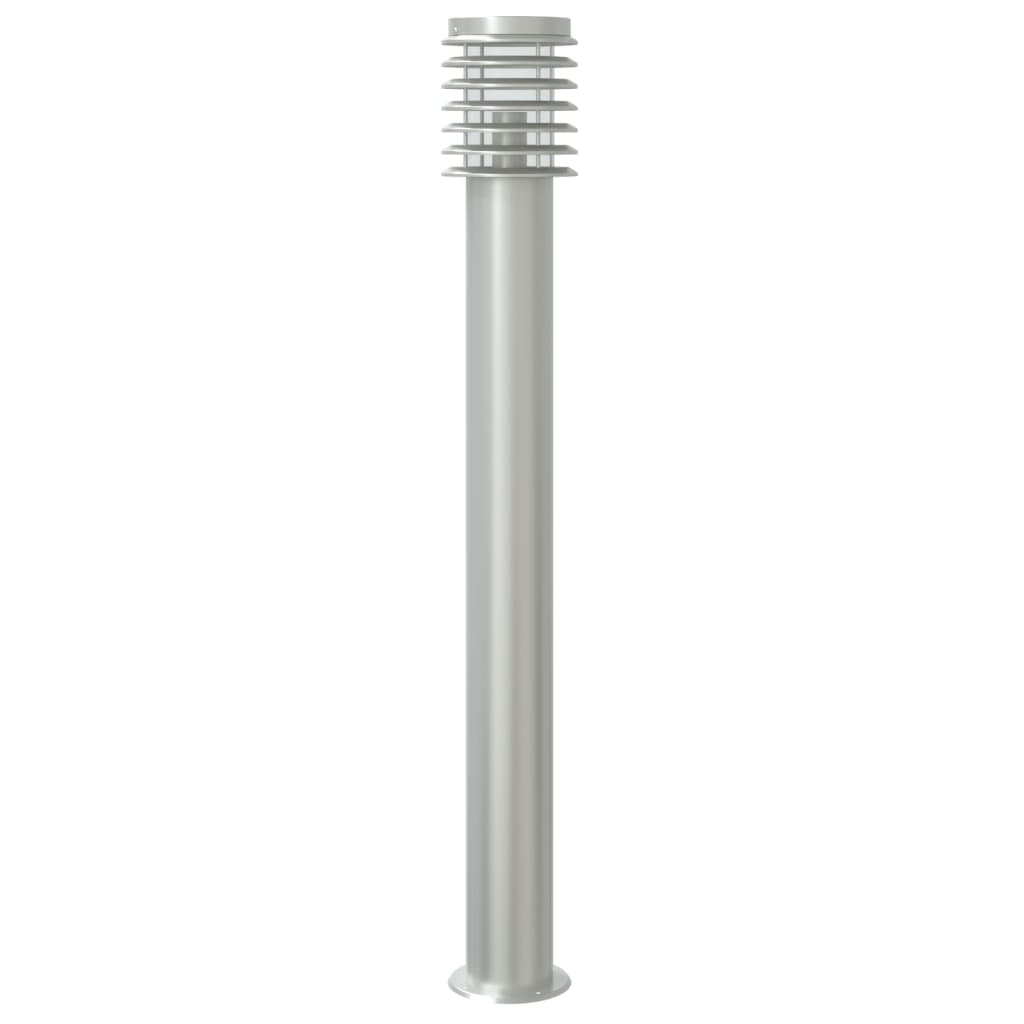 Lauko šviestuvas su jutikliu, sidabrinė, 110cm, plienas