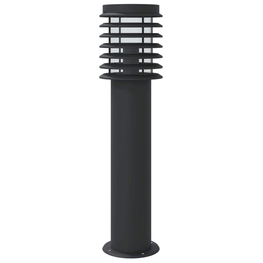 Āra gaismeklis ar sensoru, melns, 60cm, tērauds