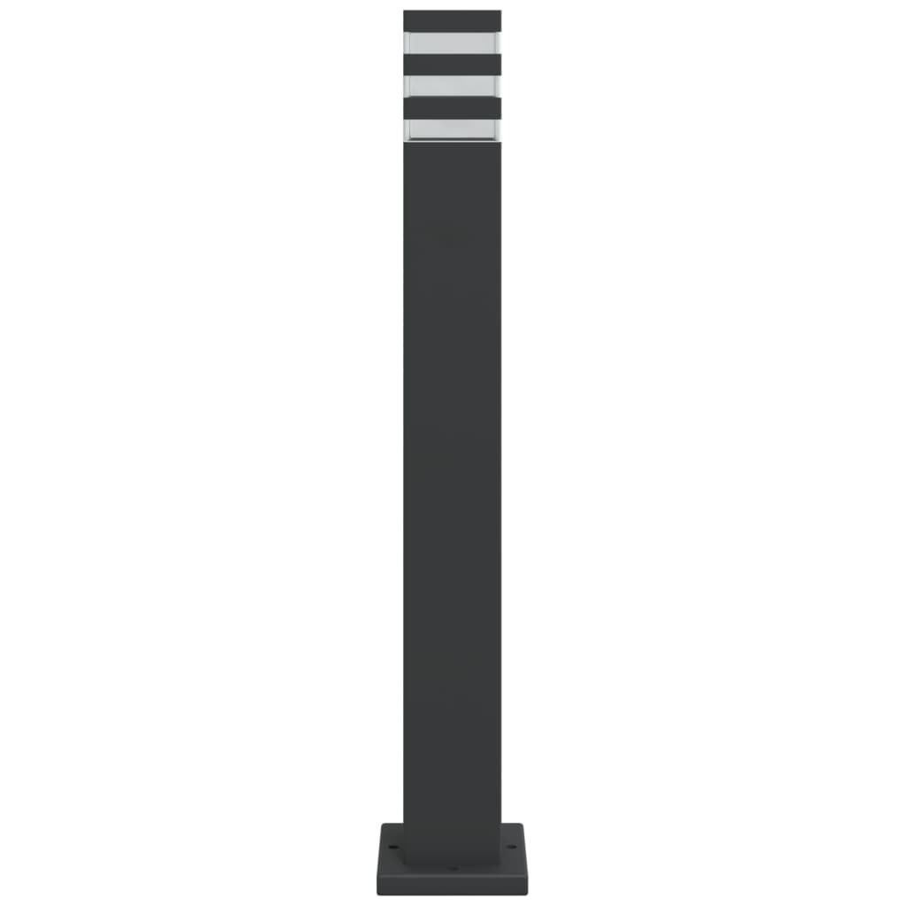 Outdoor lamp, black, 80cm, aluminum
