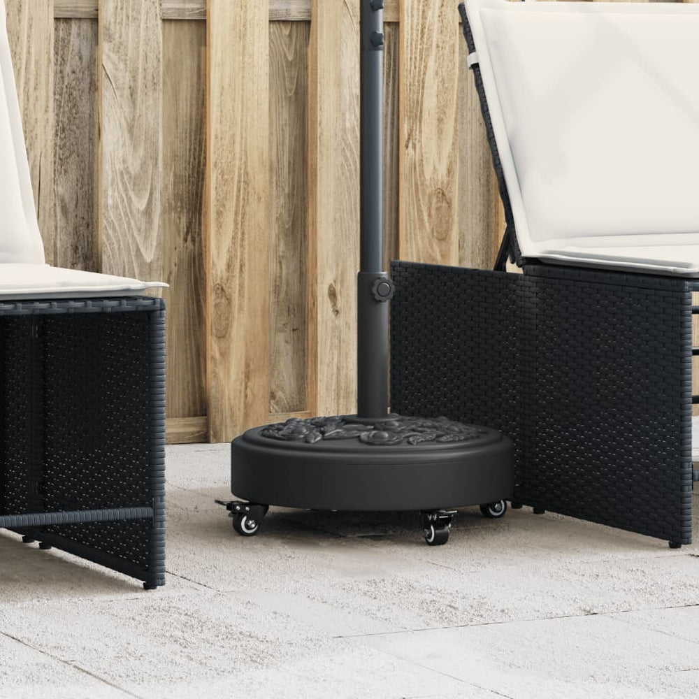 Skėčio nuo saulės pagrindas su ratukais 38/48mm stulpams, 27kg