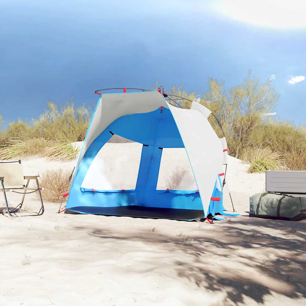 Beach tent, blue, two-person, pop-up