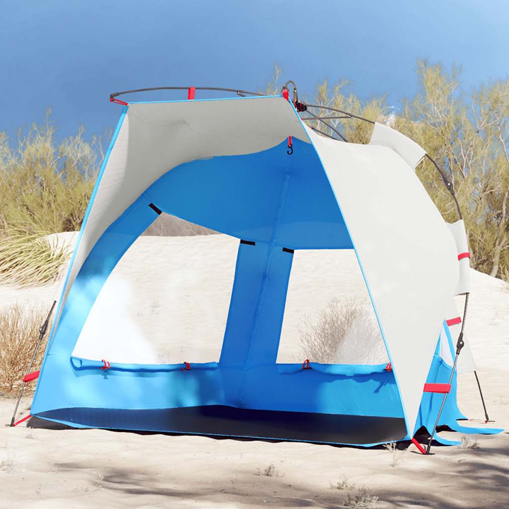 Beach tent, blue, two-person, pop-up
