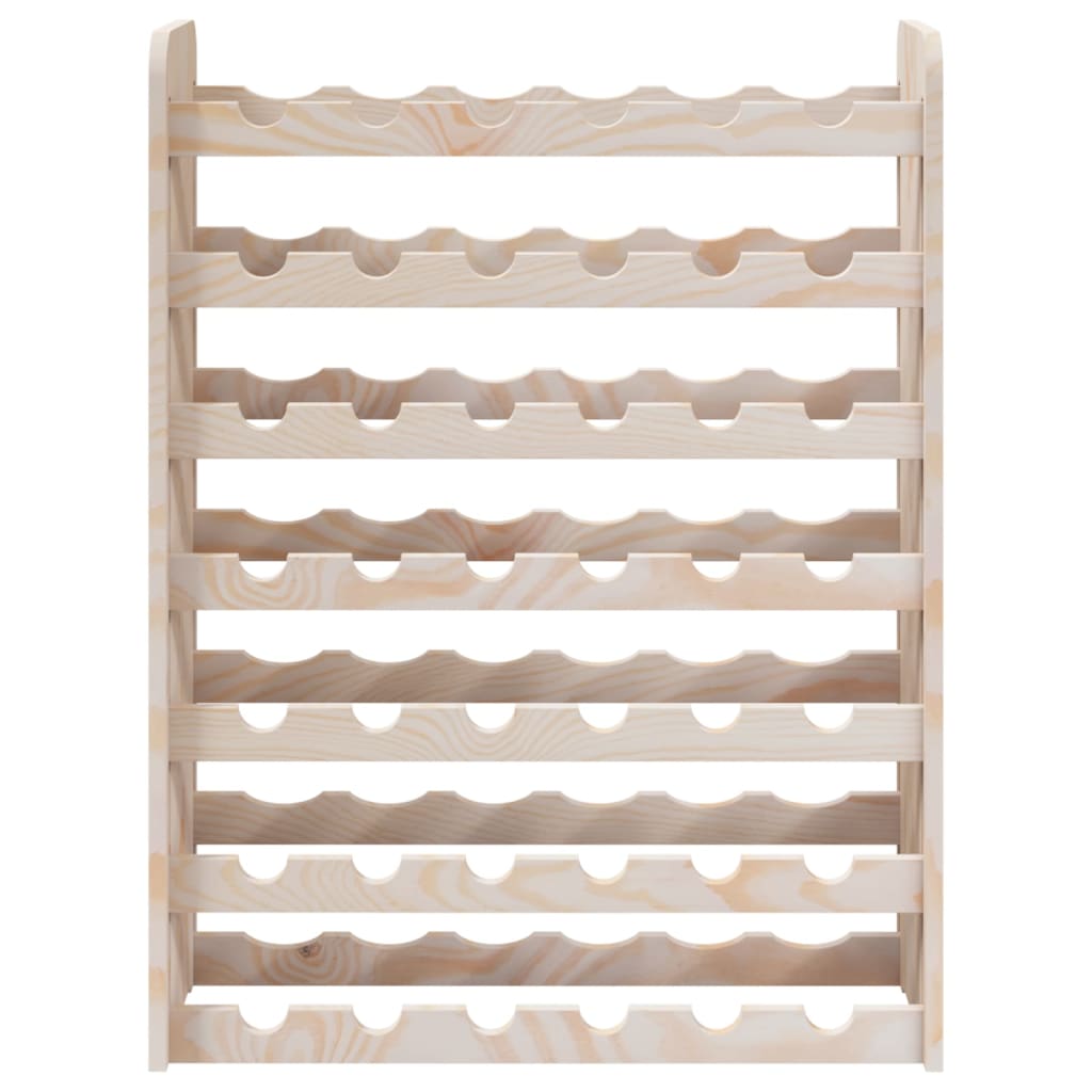 Vyno butelių stovas, 67,5x25x87cm, pušies medienos masyvas