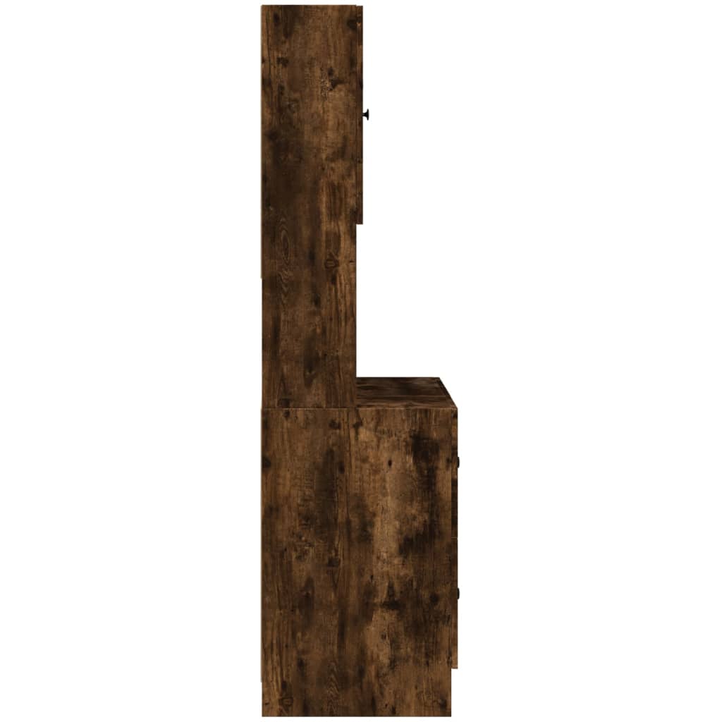 Kitchen cabinet, smoky oak, 95x50x180cm, wood