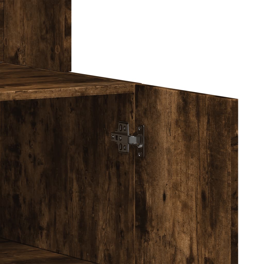 Kitchen cabinet, smoky oak, 95x50x180cm, wood