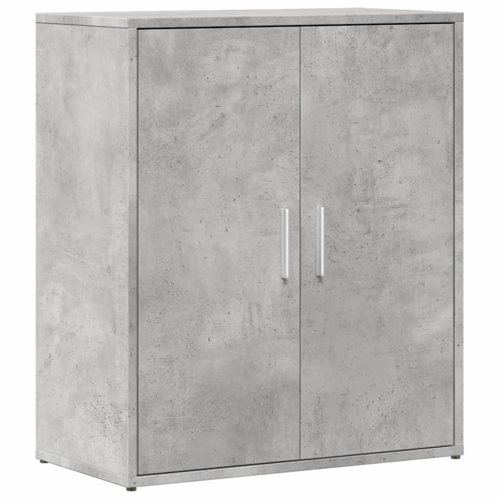 Sideboards, 2 pcs, concrete, 60x31x70 cm, engineered wood