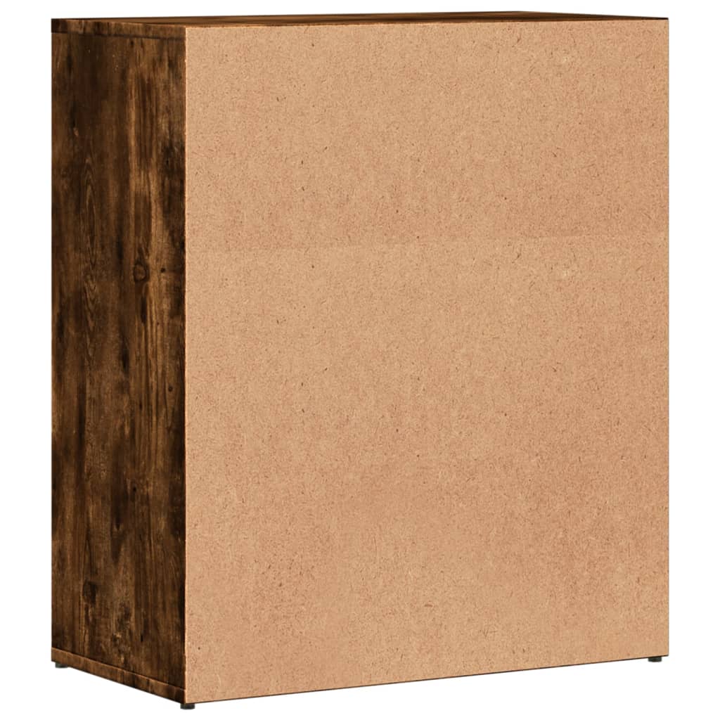 Sideboards, 2 pcs, smoky oak, 60x31x70cm, wood