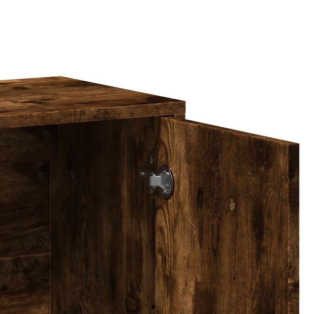 Sideboards, 2 pcs, smoky oak, 60x31x70cm, wood