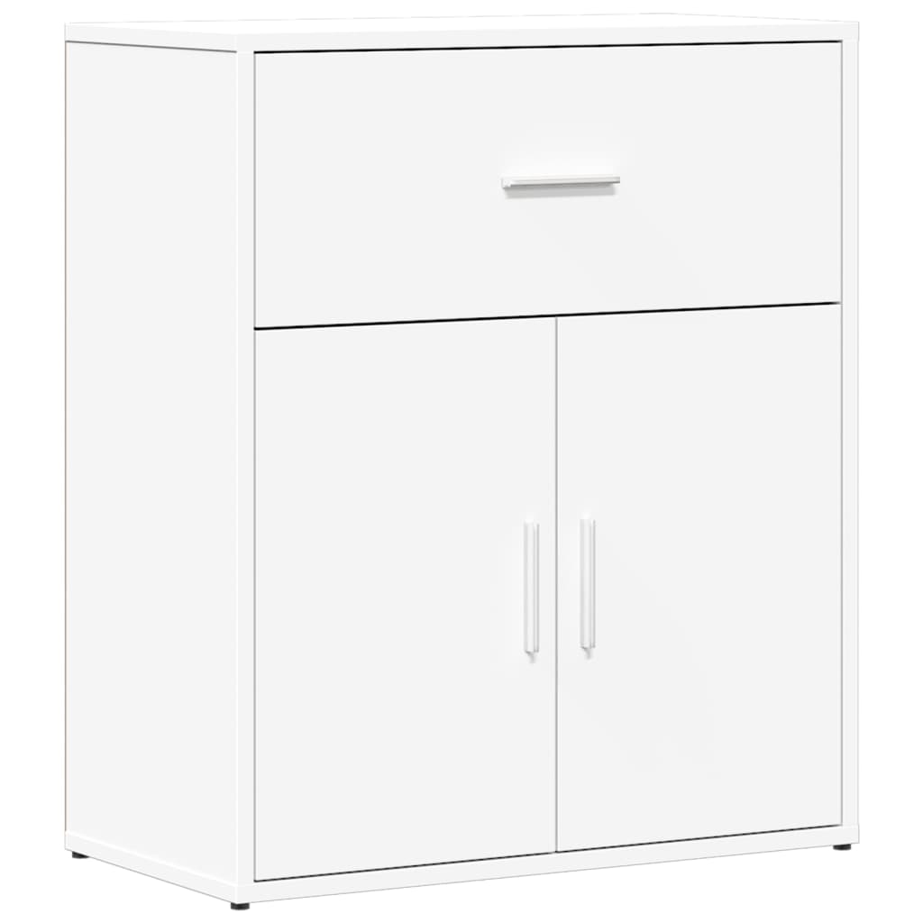 Sideboards, 2 pcs, white, 60x31x70 cm, engineered wood