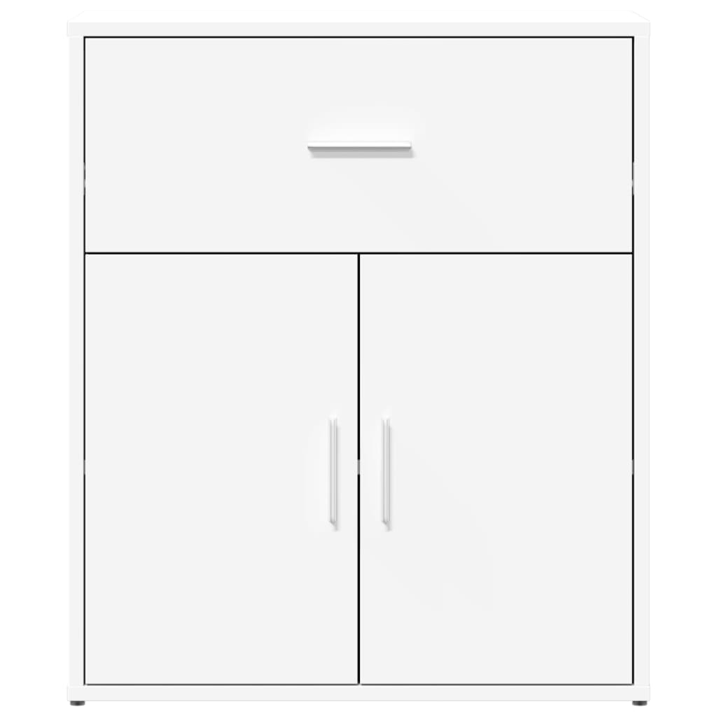 Sideboards, 2 pcs, white, 60x31x70 cm, engineered wood