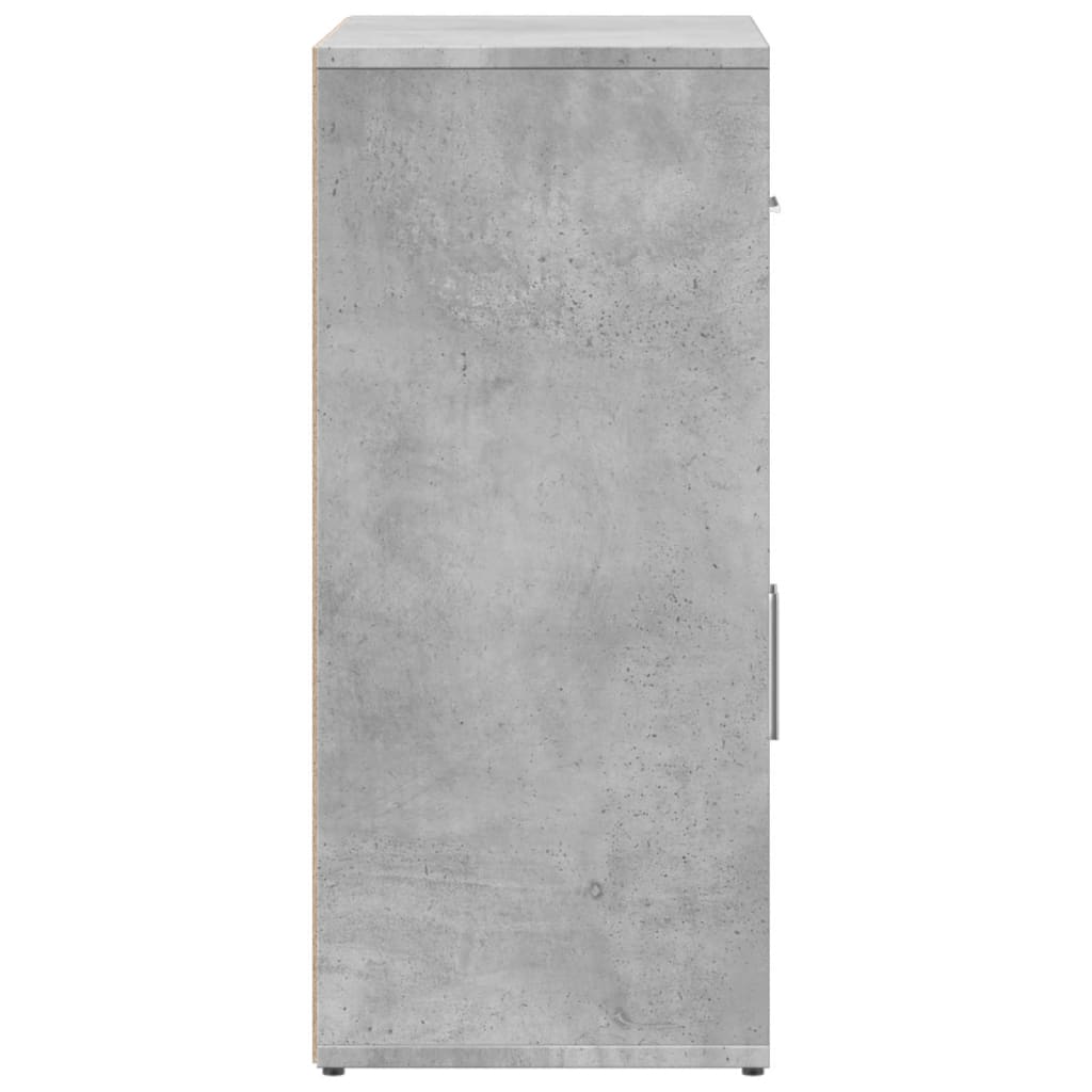 Šoninės spintelės, 2vnt., betono, 60x31x70cm, apdirbta mediena