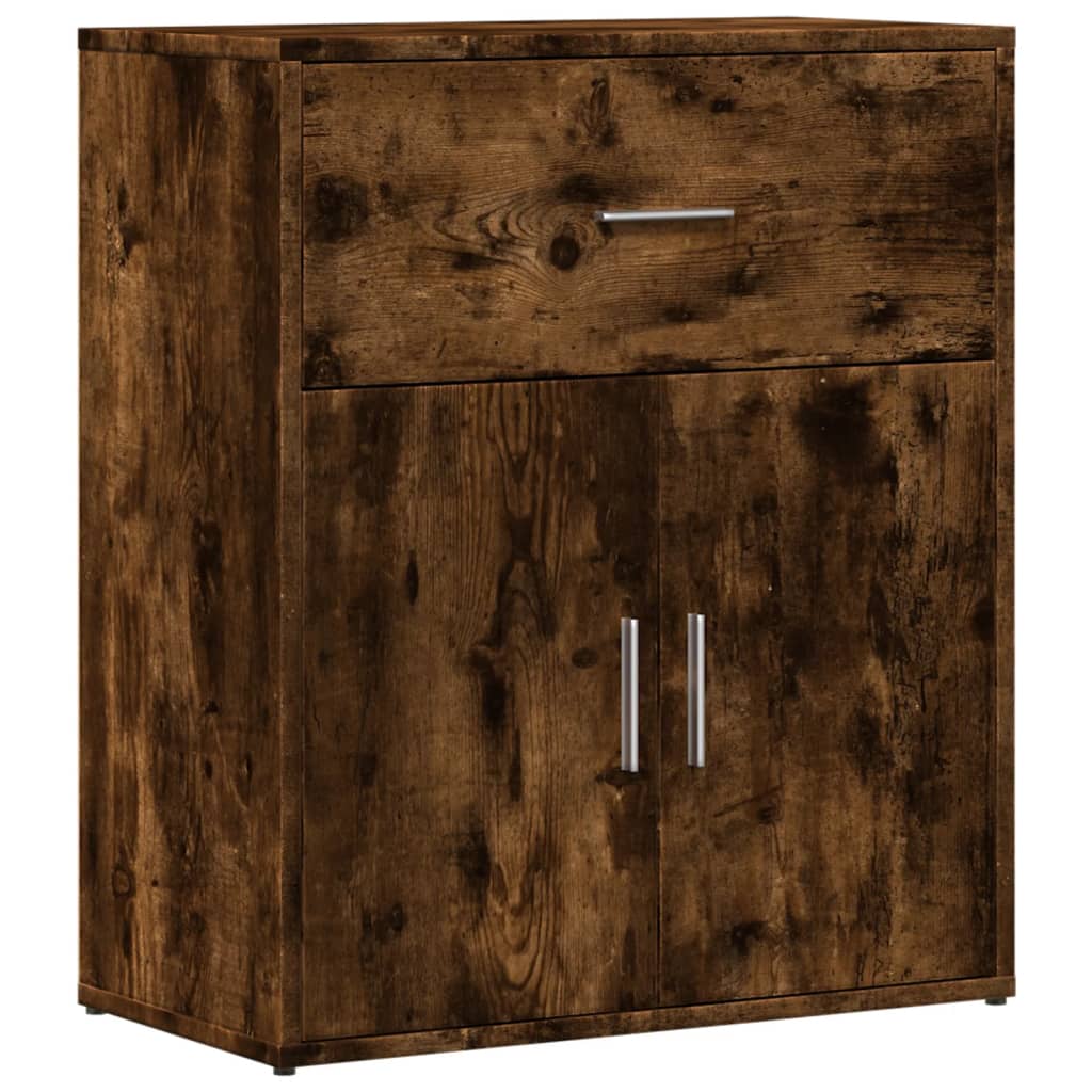Sideboards, 2 pcs, smoky oak, 60x31x70cm, wood
