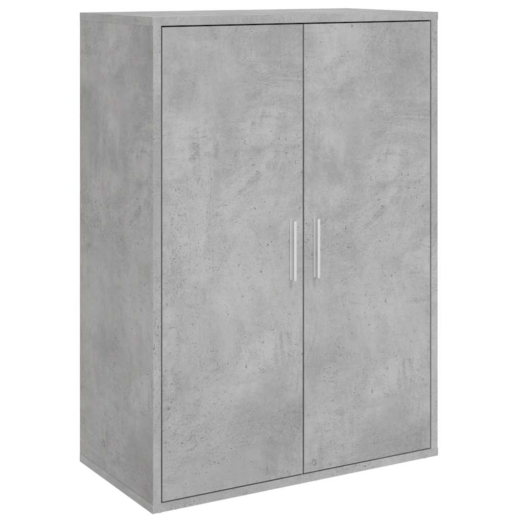 Šoninės spintelės, 2vnt., betono, 60x31x84cm, apdirbta mediena