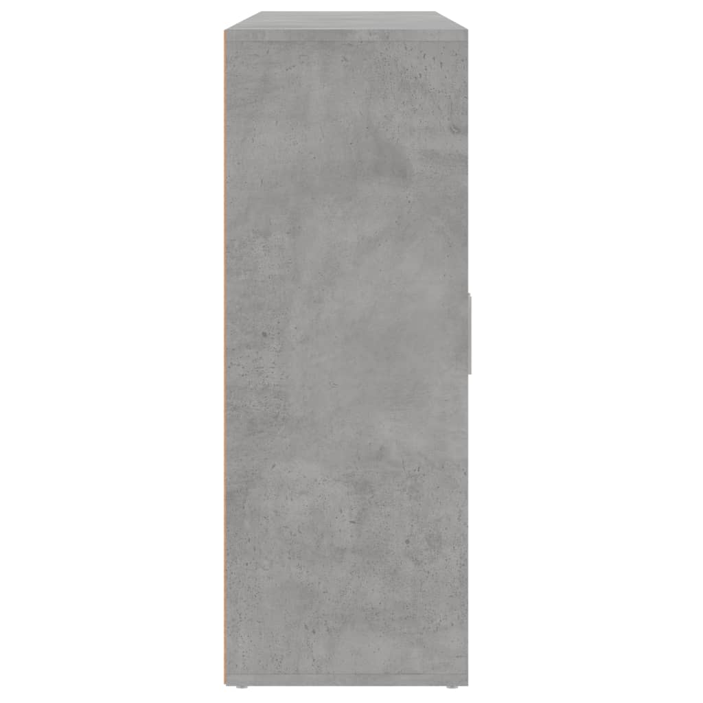Šoninės spintelės, 3vnt., betono, 60x31x84cm, apdirbta mediena